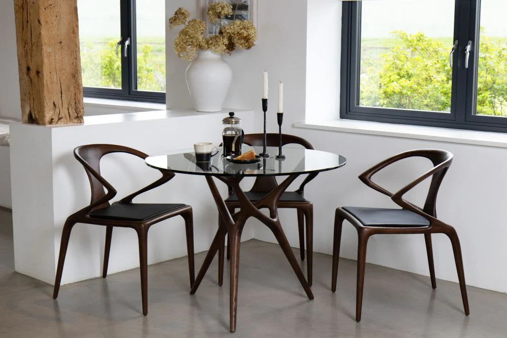 Mulberry Scandi Style 100cm Dining Table Range - Image 2
