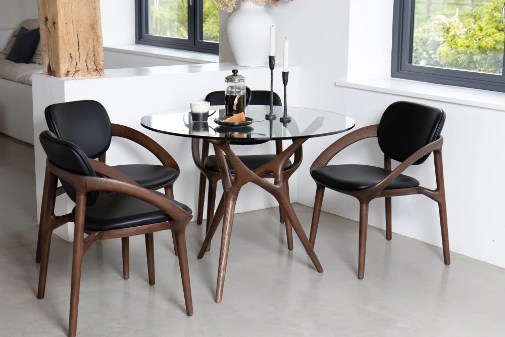 Mulberry Scandi Style 100cm Dining Table Range - Image 4