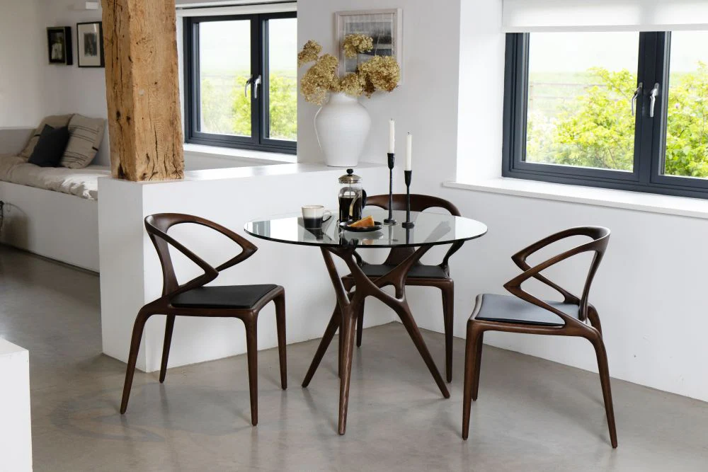 Mulberry Scandi Style 100cm Dining Table Range - Image 6