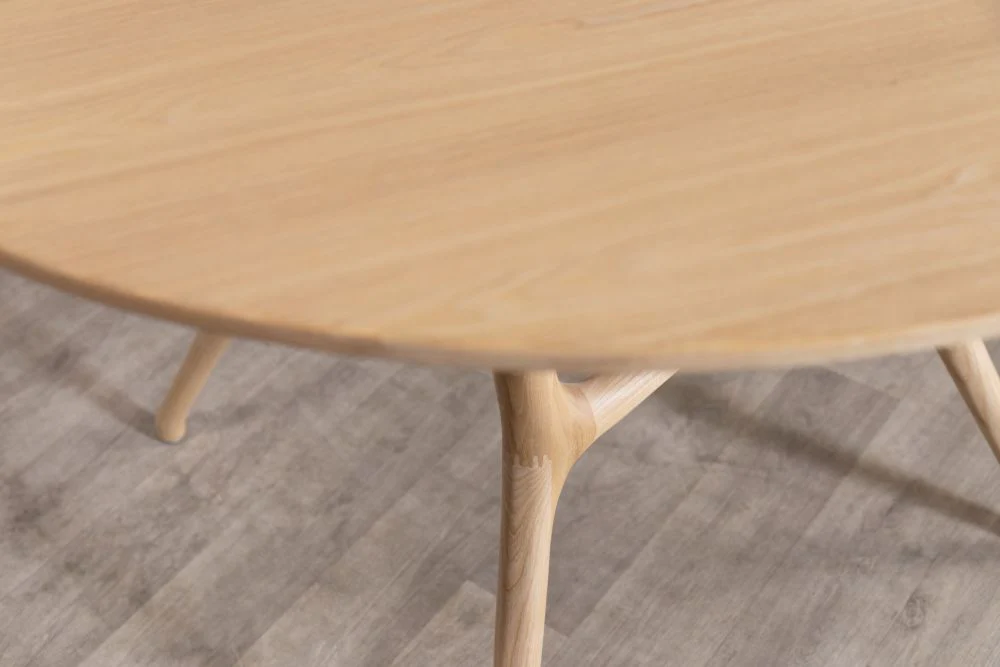 Mulberry Scandi Style 120cm Dining Table with Wooden Top Range - Image 5