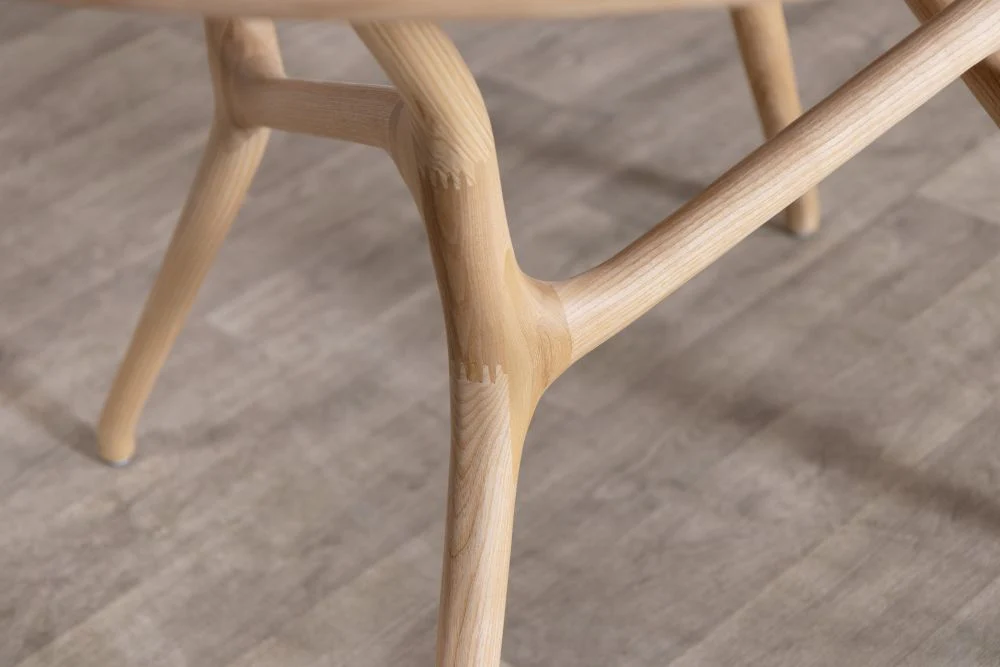 Mulberry Scandi Style 120cm Dining Table with Wooden Top Range - Image 7