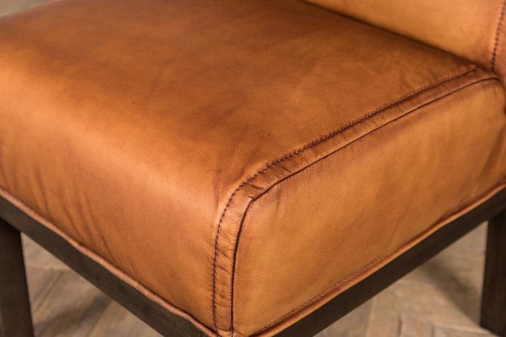 Murray Real Leather Dining Chair - Image 2