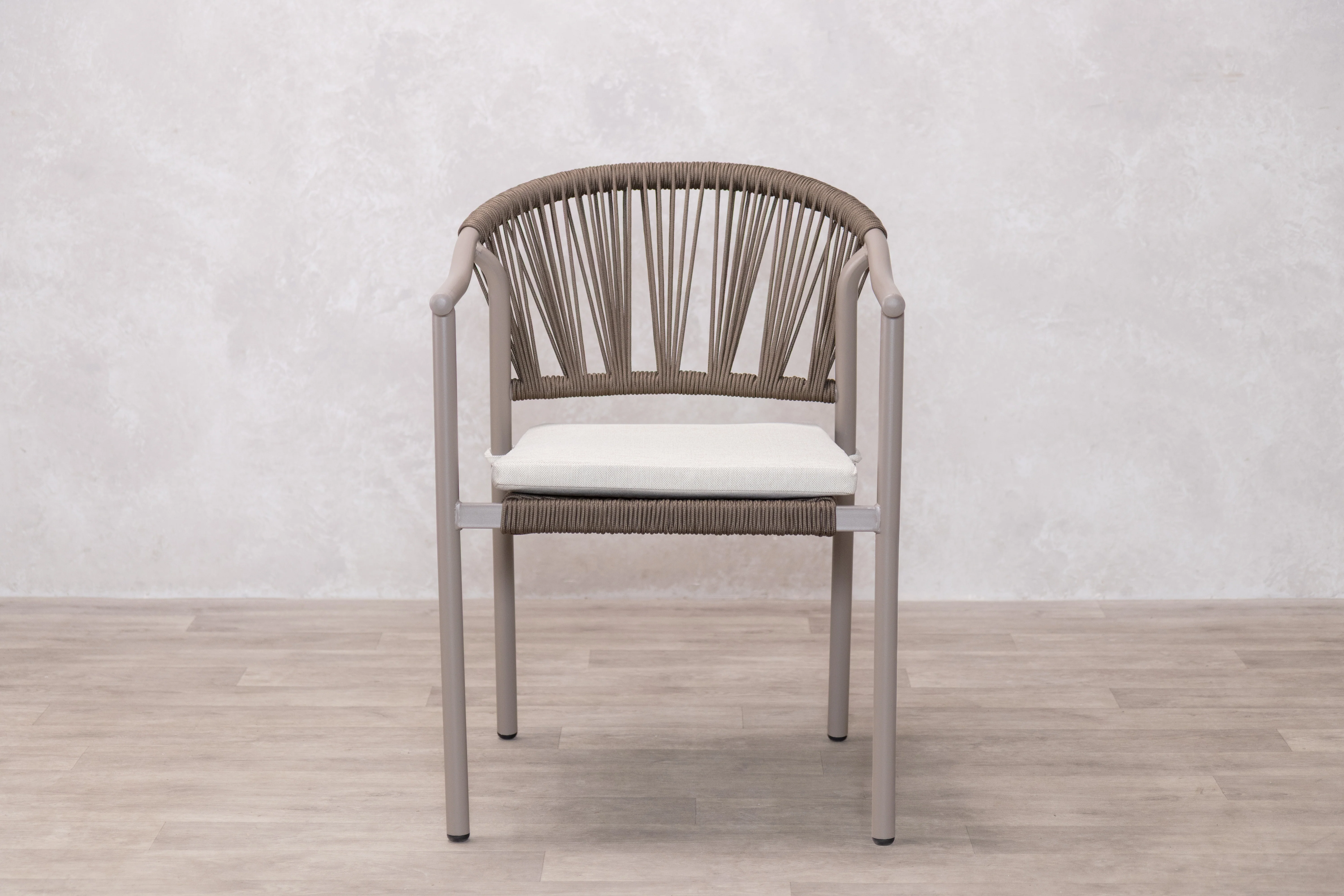 Naples 6 Seater Outdoor Table and 6 Garden Chairs Set - Image 21