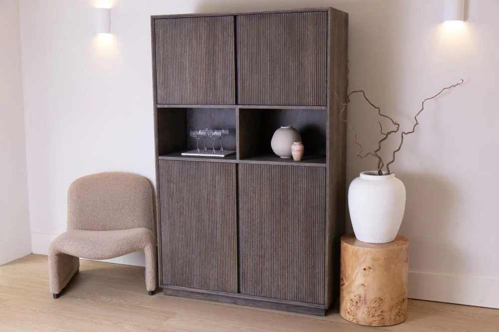 Nevada Oak Bar Cabinet Range - Image 2