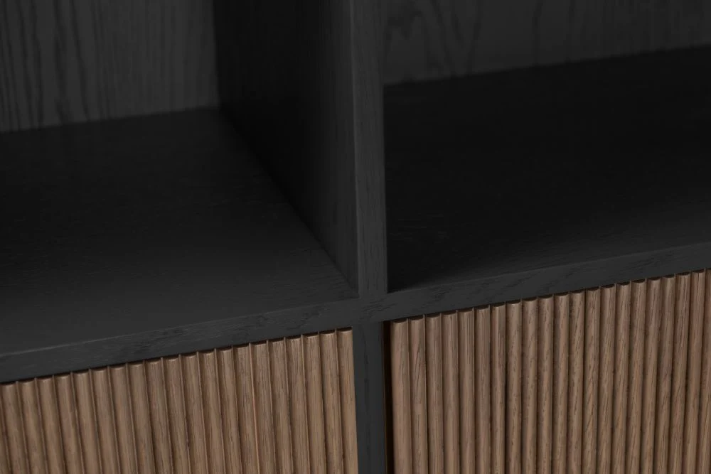 Nevada Black Frame Bar Cabinet Range - Image 11