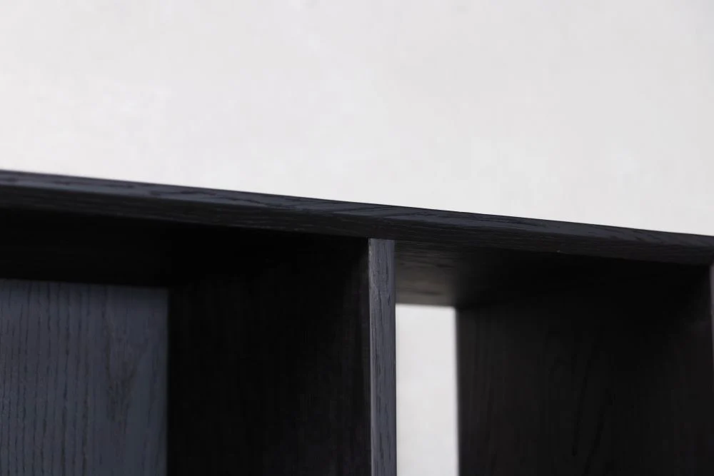 Nevada Black Frame Bookcase Range - Image 10