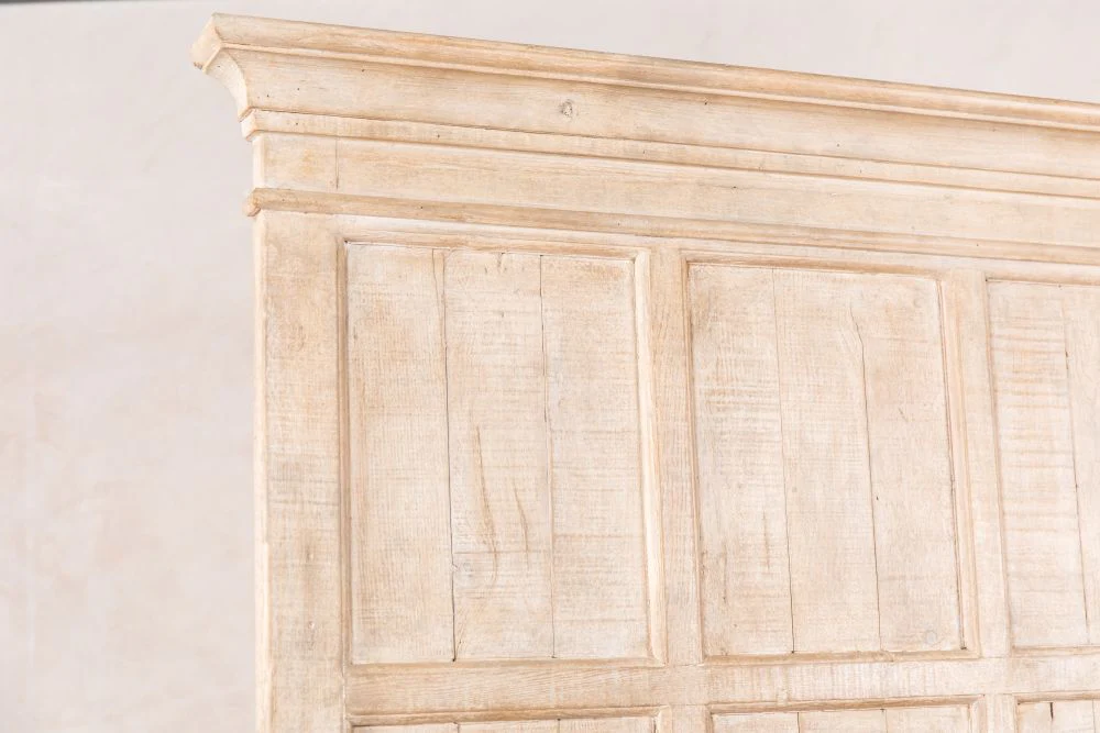 White Washed Pine Coat Hook Settle - Image 5