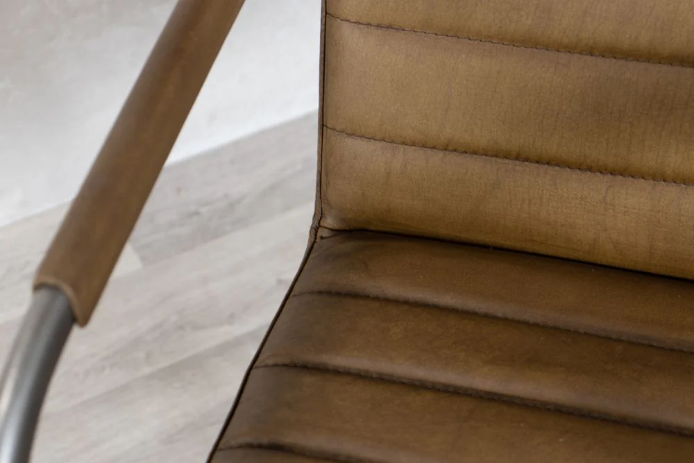 Rio Real Leather Dining Chair - Image 12