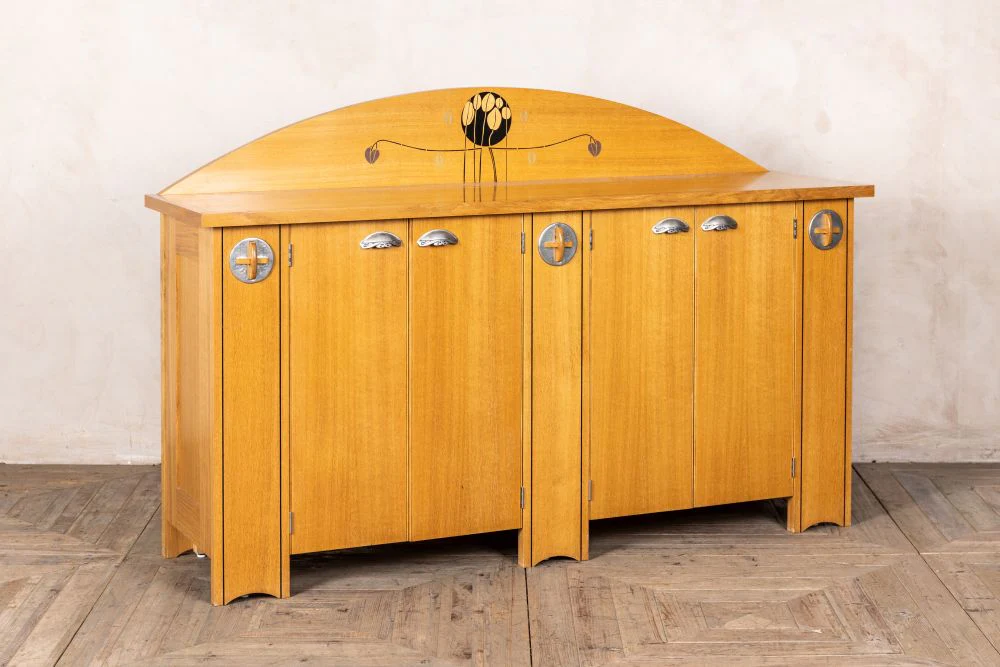 Oak Arts &amp; Crafts 10 Piece Dining Room Suite - Image 20