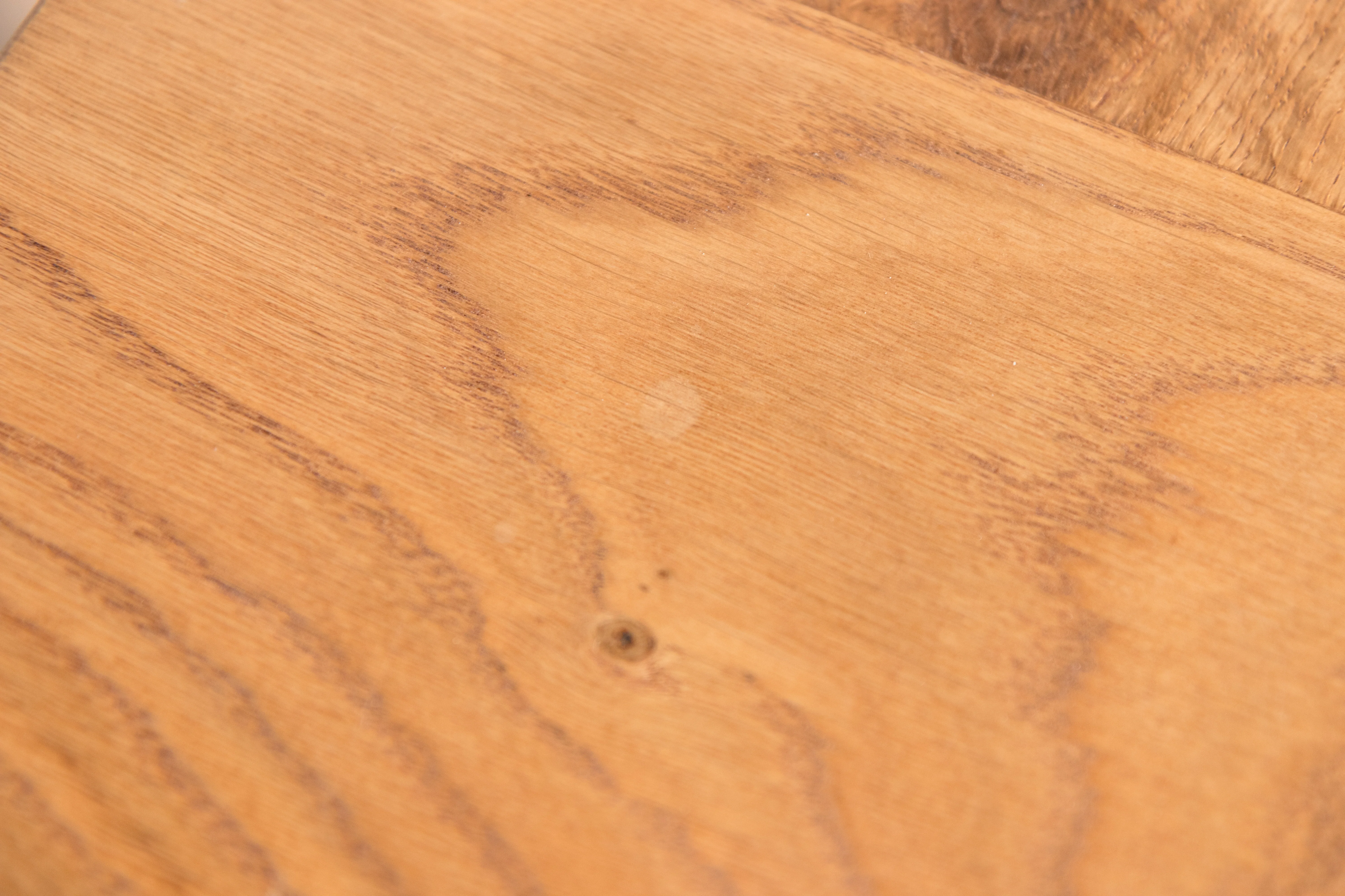 Oak Live Edge Dining Table with Tapered Legs - 180x100cm - SECONDS ITEM - Image 9