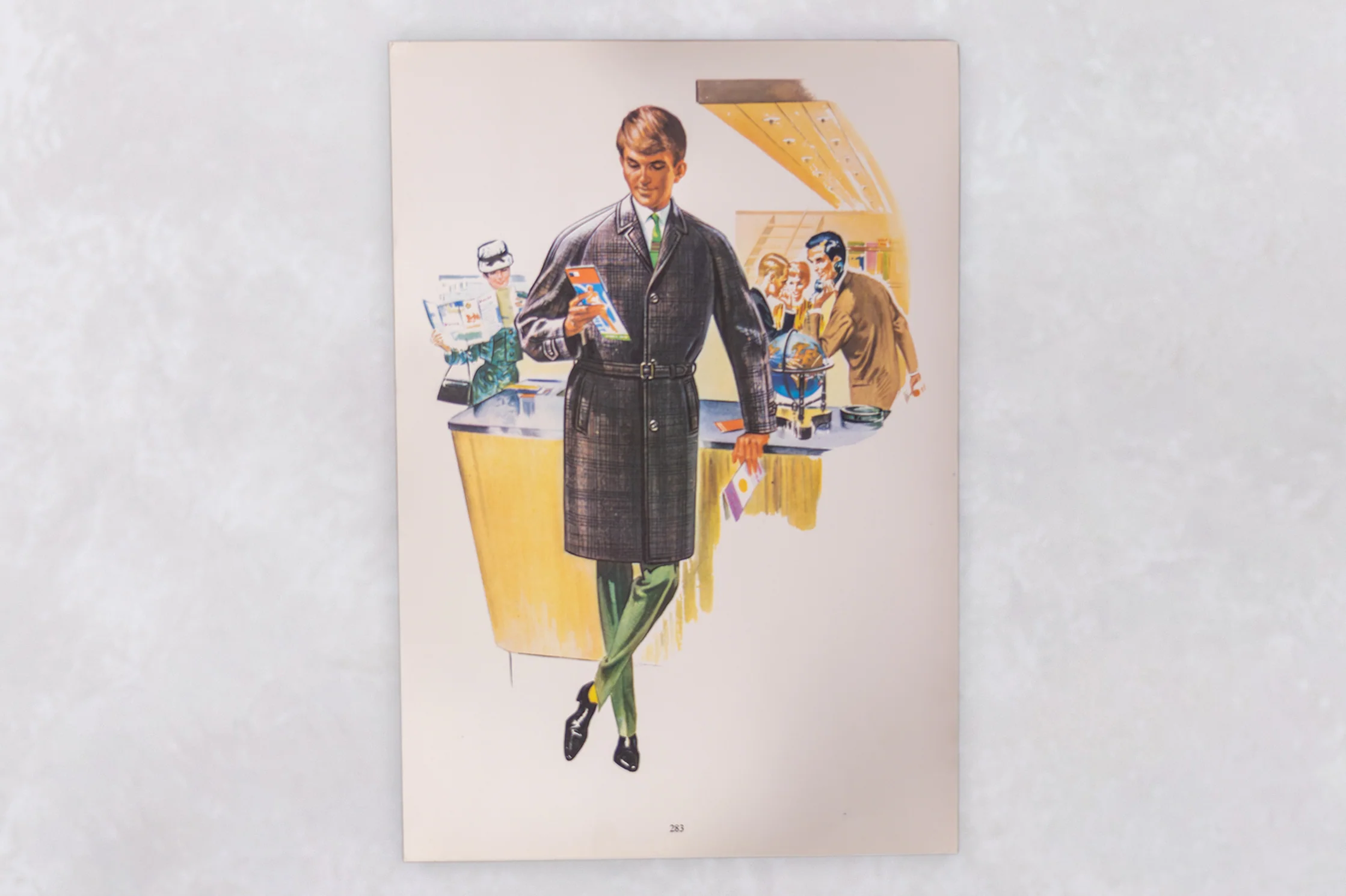 Original 1960’s American Men’s Fashion Tailoring Art Prints - Image 49