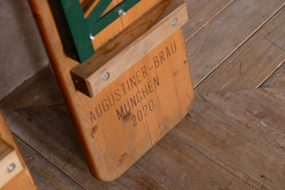 Original German Bierkeller Table and Bench Set - Image 15