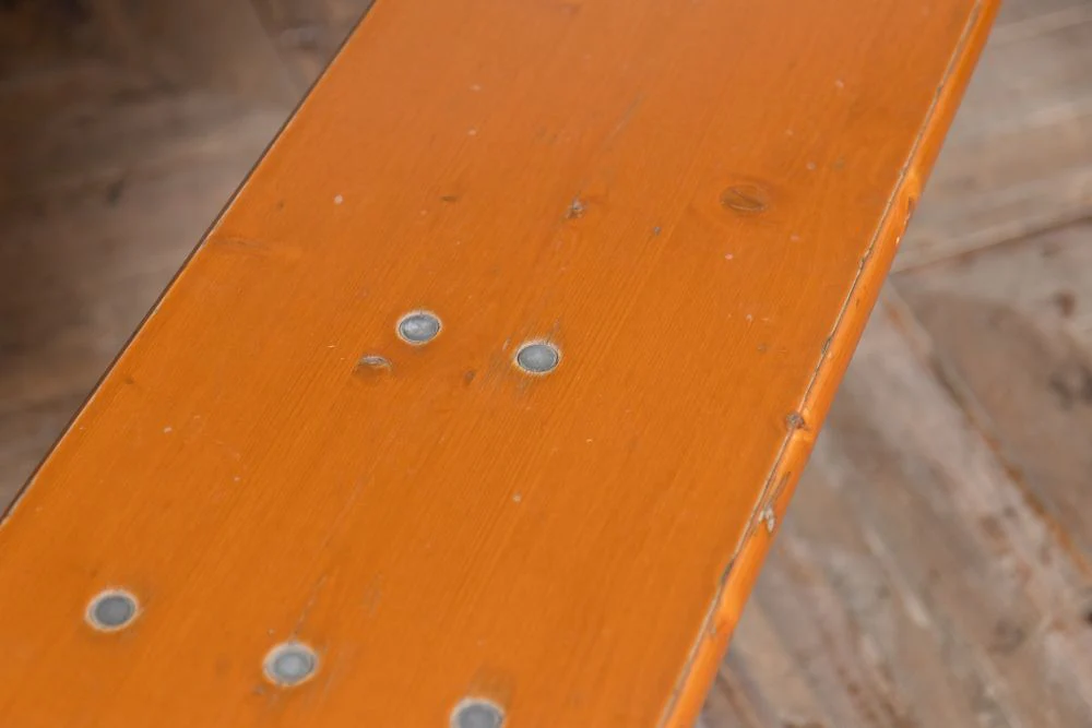 Original German Bierkeller Table and Bench Set - Image 6