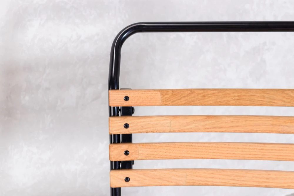 Dartmouth Outdoor Slatted Stacking Chair - Image 4