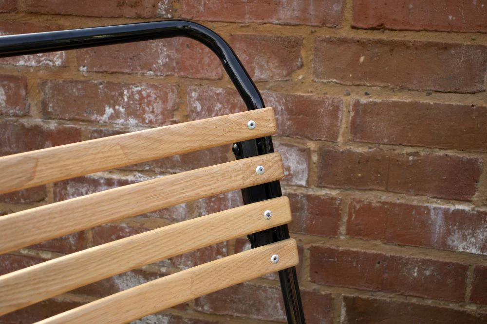 Dartmouth Outdoor Slatted Stacking Chair - Image 7