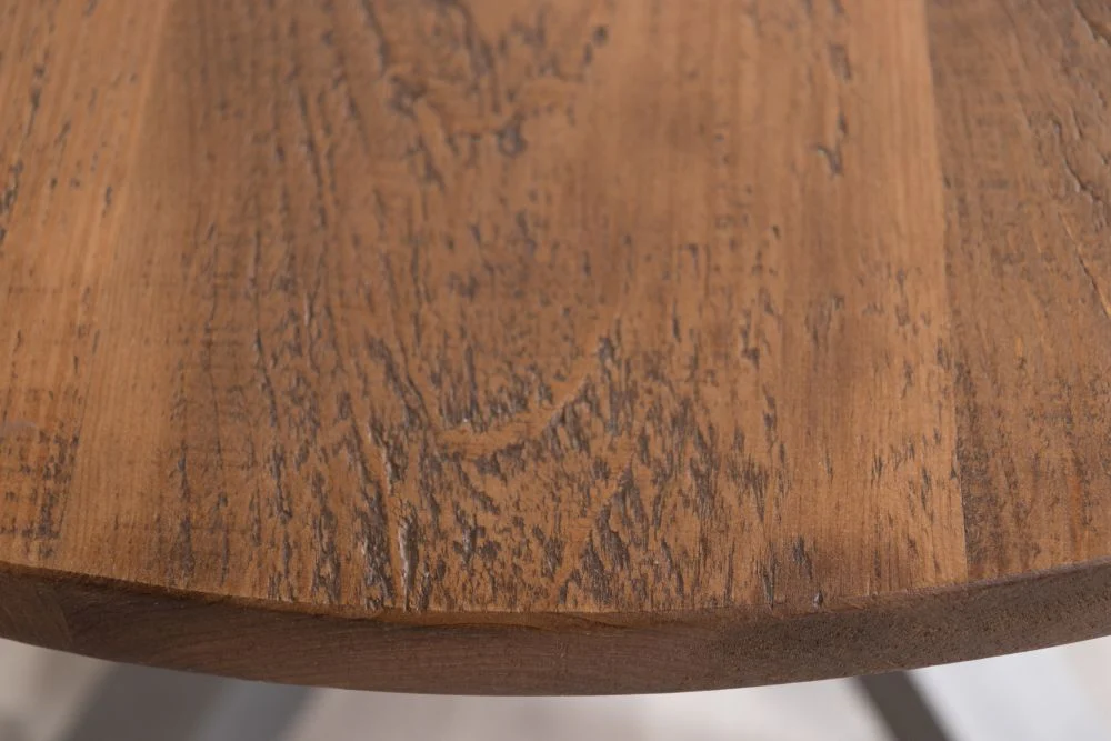 Oversized Industrial Round Dining Table - Image 4
