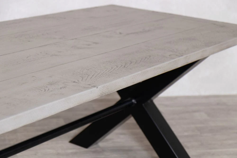 Oversized X Frame Dining Table - Image 3