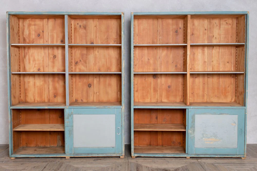 Pair of Large Pantry Kitchen Cupboards - Image 3