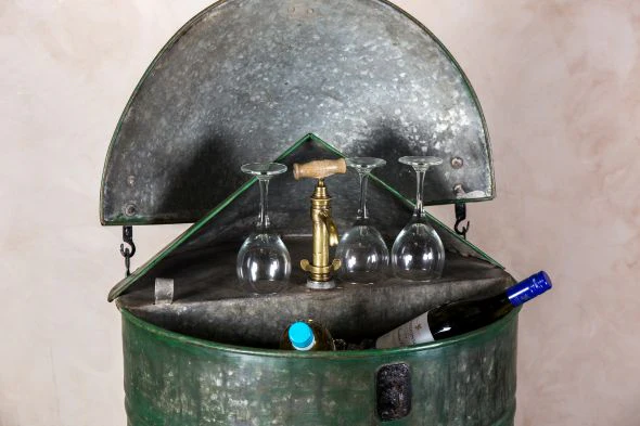 Vintage Oil Drum Paraffin Dispenser - Image 3
