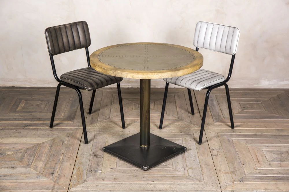 Pedestal Leg Dining Table - Image 11