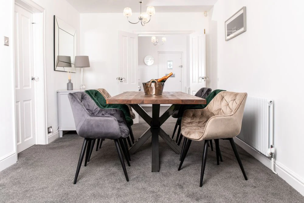 Pair of Picasso Velvet Dining Chairs - Image 17