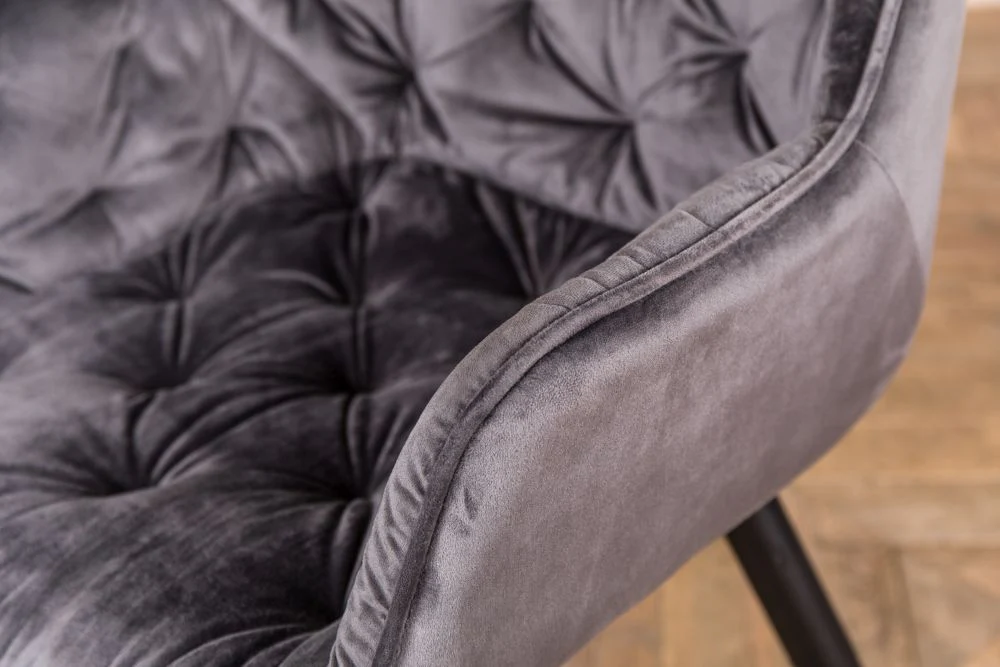Pair of Picasso Velvet Dining Chairs - Image 7