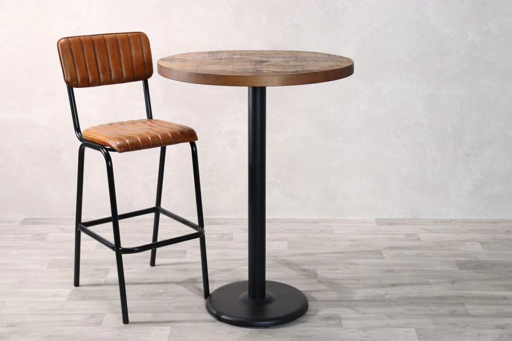 Pine Top Café Poseur Table Range - Image 12