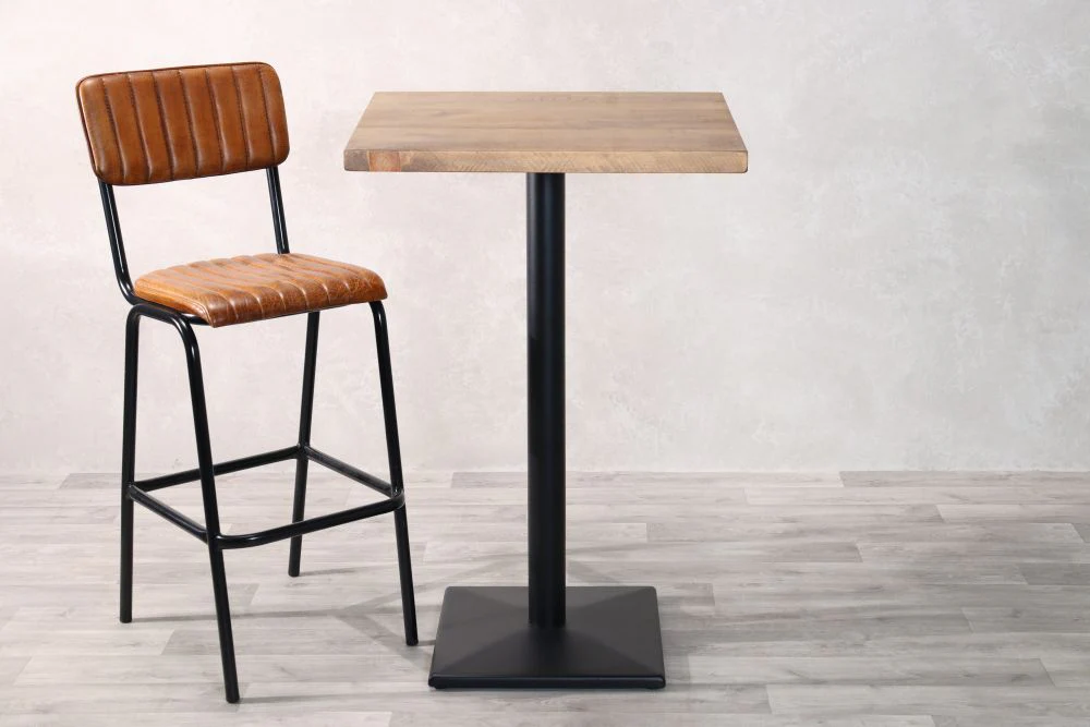 Pine Top Café Poseur Table Range - Image 4