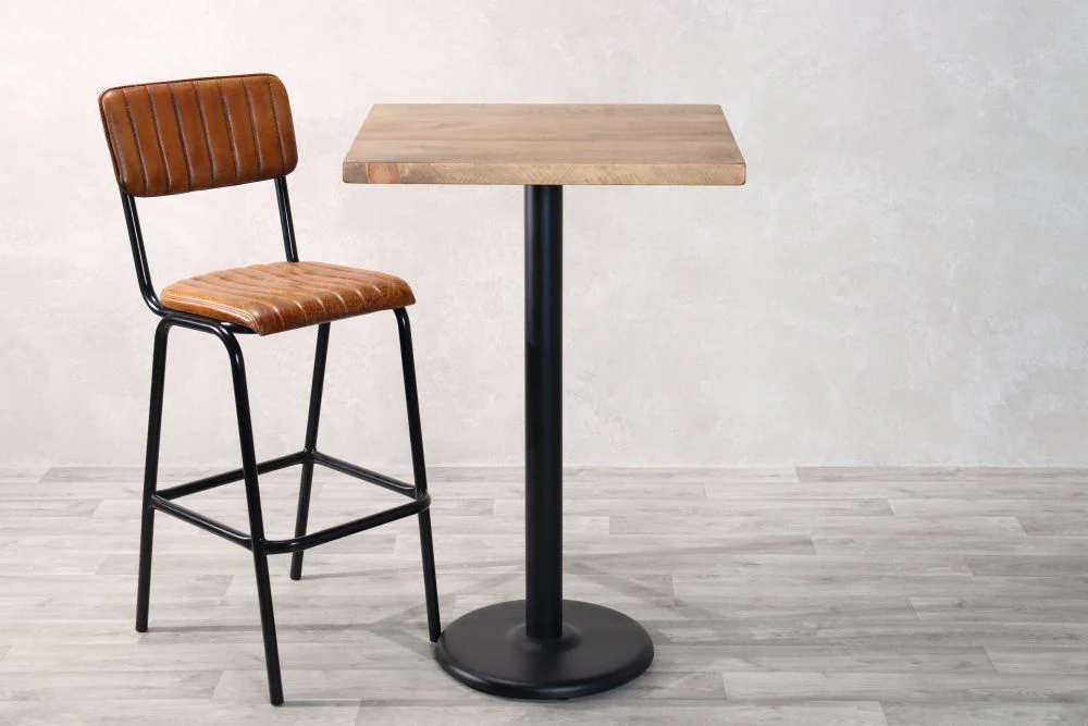 Pine Top Café Poseur Table Range - Image 6