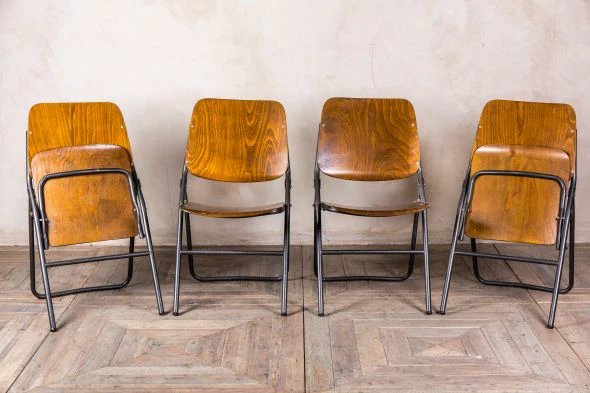 Plywood Folding Chairs - Image 5