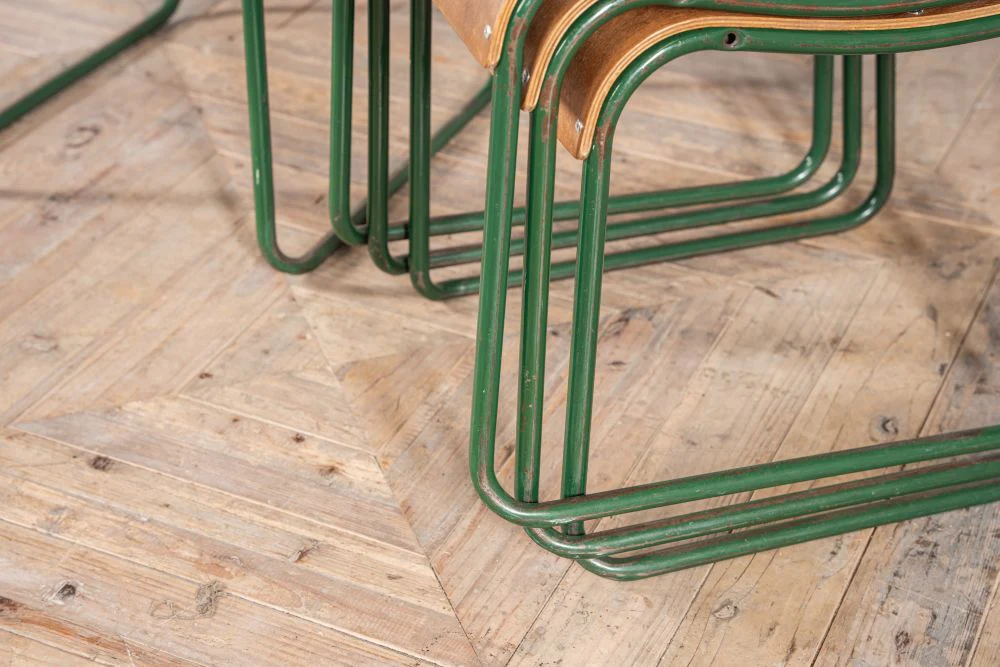 Plywood Vintage Stacking Chairs - Image 11