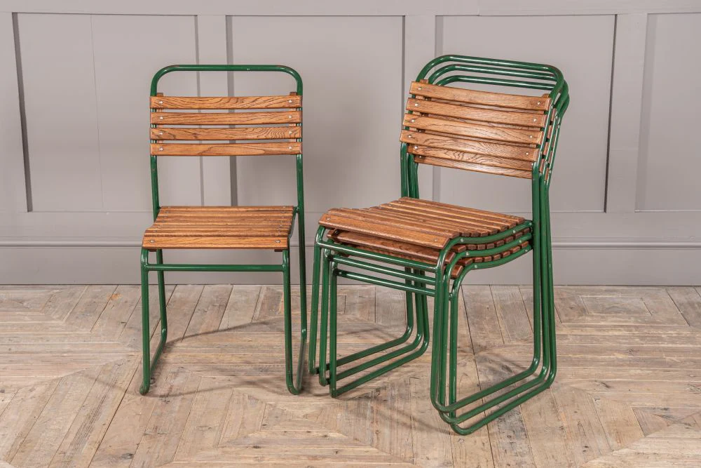 Plywood Vintage Stacking Chairs - Image 12
