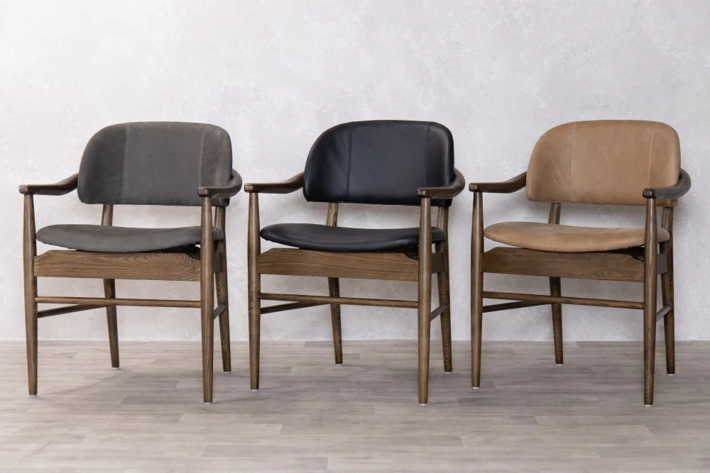 Montana Leather Dining Chair - Image 3