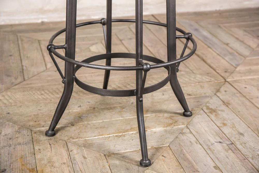 Premier Industrial Barstool with Back - Image 8