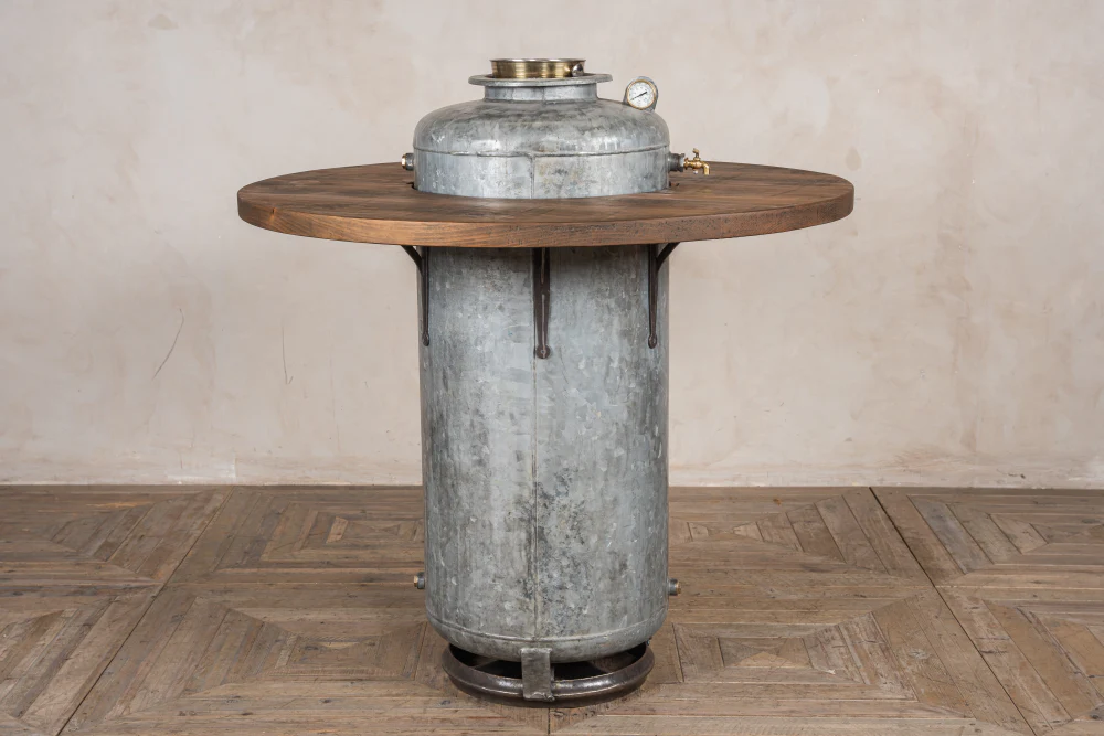 Pressure Tank Upcycled Poseur Table - Image 2
