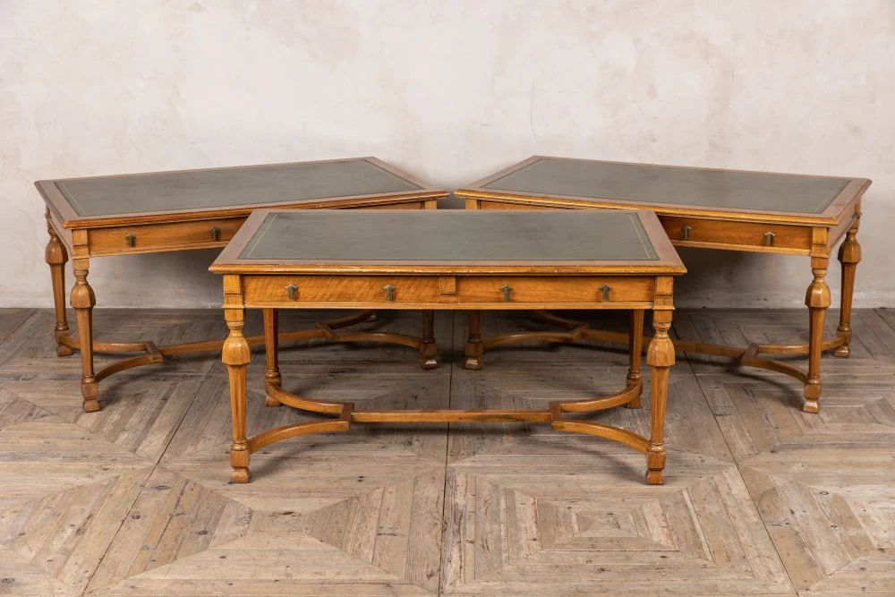Vintage Solid Walnut Writing Desk