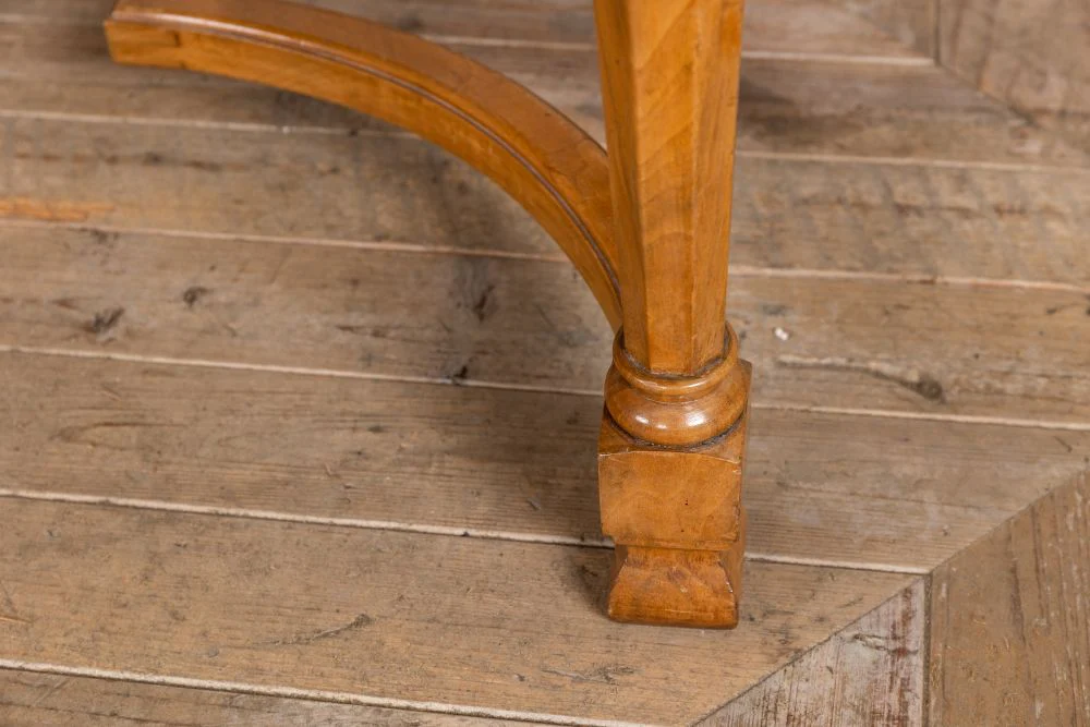 Vintage Solid Walnut Writing Desk - Image 6