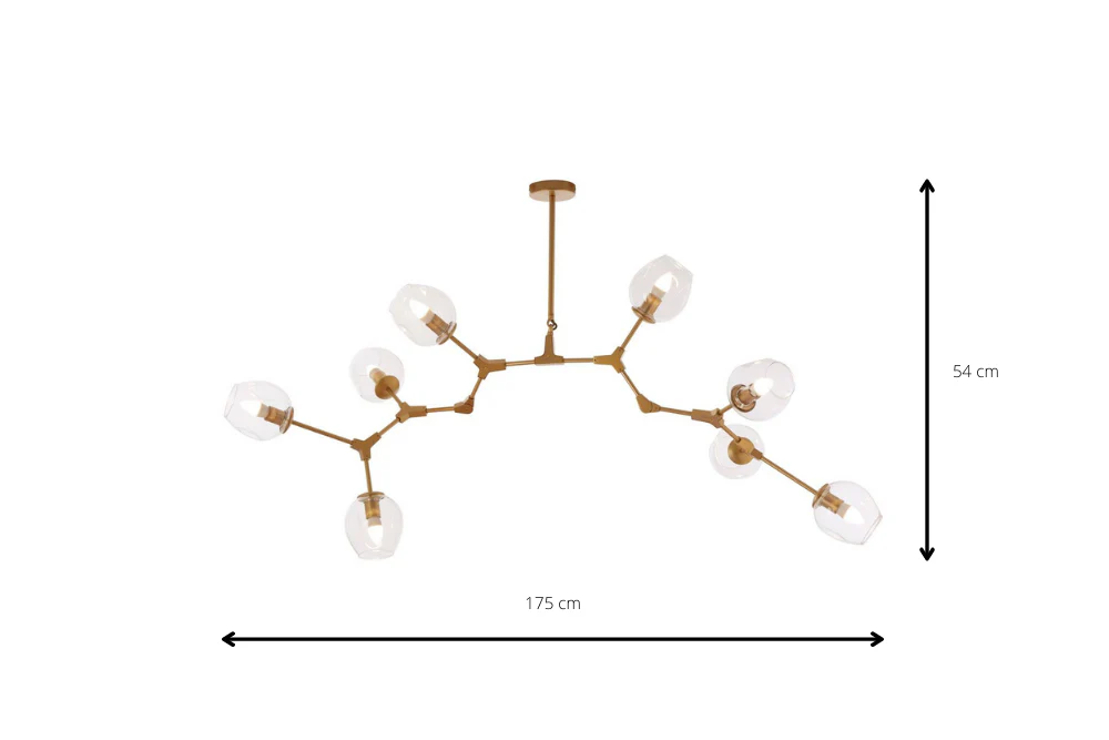 Polaris 8 Bulb Pendant Lamp - Image 2