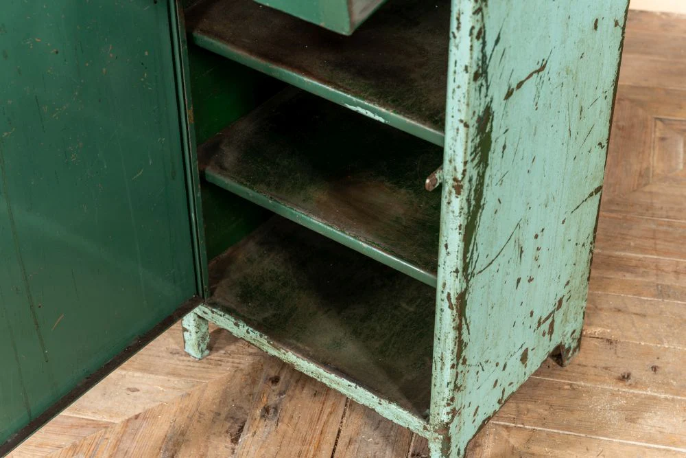 Pair of Industrial Bedside Cabinets - Image 11