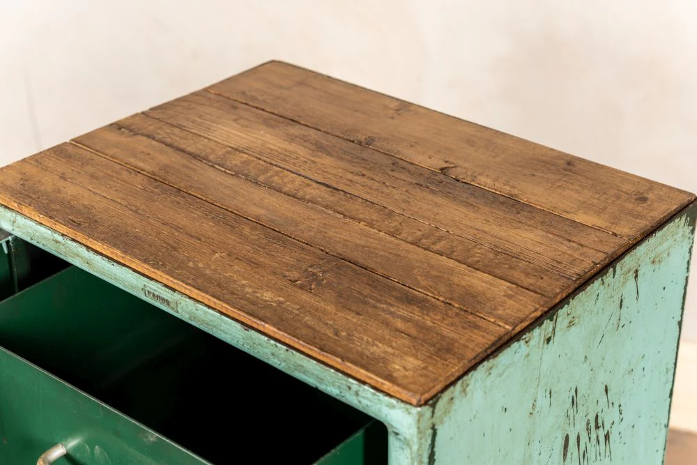 Pair of Industrial Bedside Cabinets - Image 2