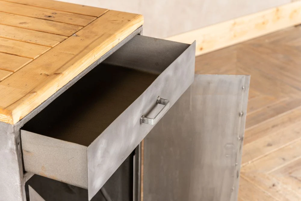 Vintage Metal Cabinet - Image 3