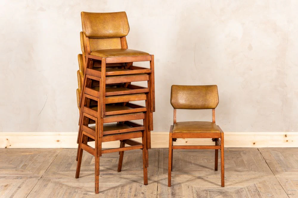 1960s Stacking Ben Café Chairs