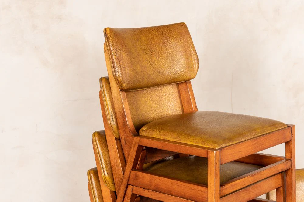 1960s Stacking Ben Café Chairs - Image 6