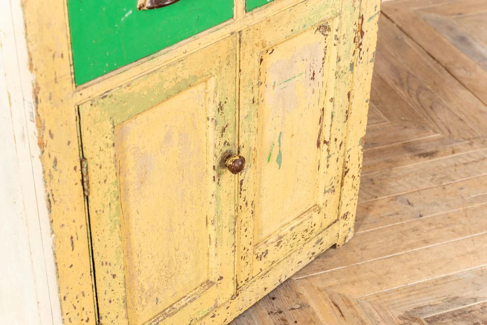 Industrial Pine Kitchen Cupboard - Image 2