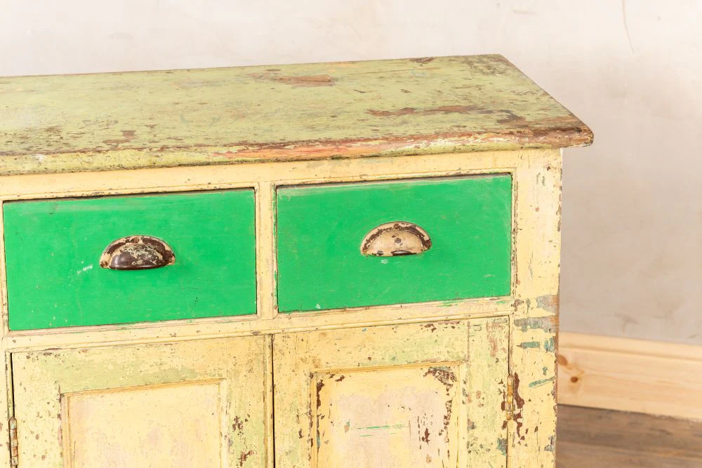 Industrial Pine Kitchen Cupboard - Image 5