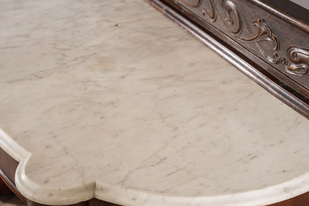 Victorian Mahogany and Marble Washstand - Image 6