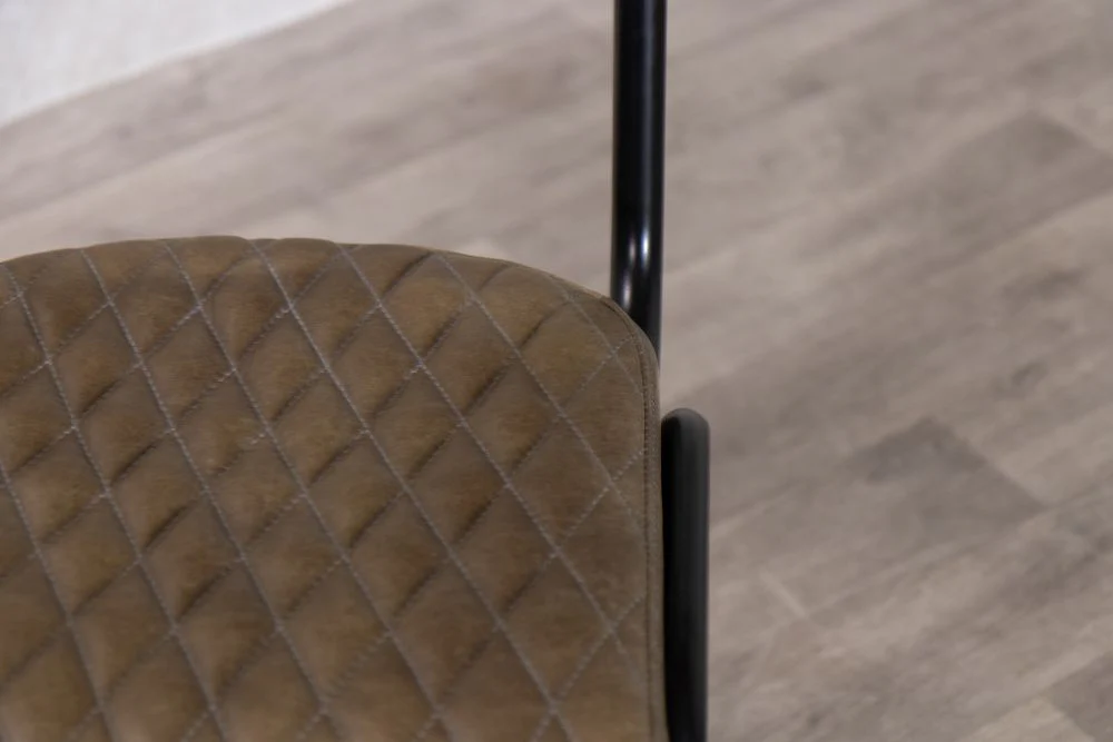 Princeton Quilted Leather Bar Stools - Image 3
