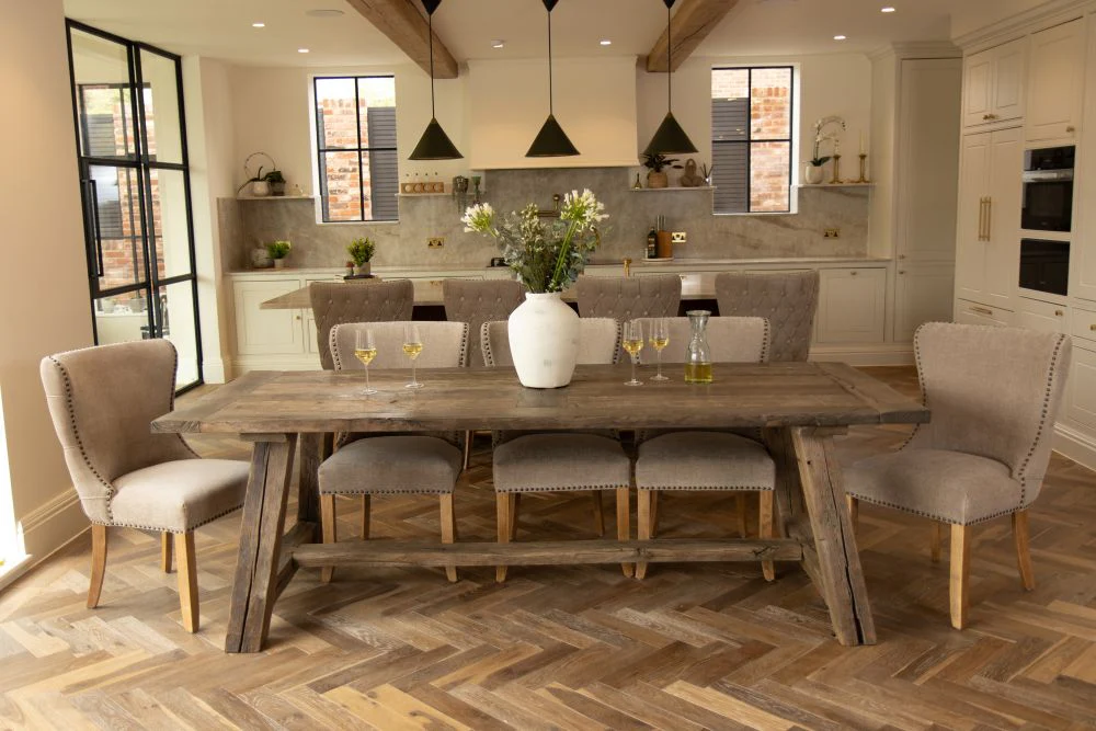 Reclaimed Oak Table - Image 4