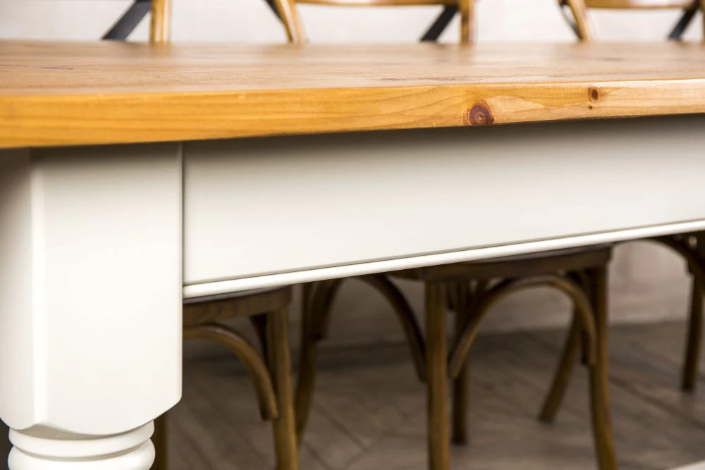 Banbury Bespoke Reclaimed Pine Refectory Table - Image 5