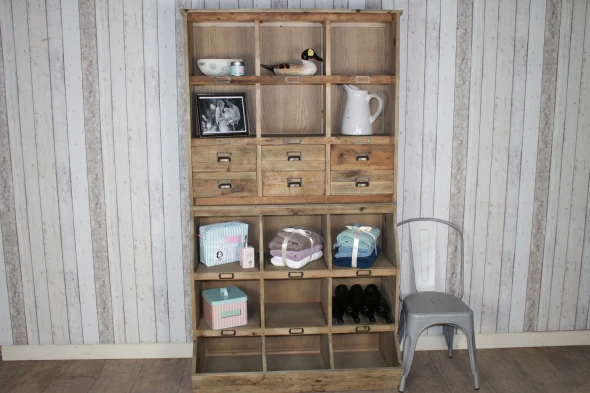 Reclaimed Pine Storage Unit